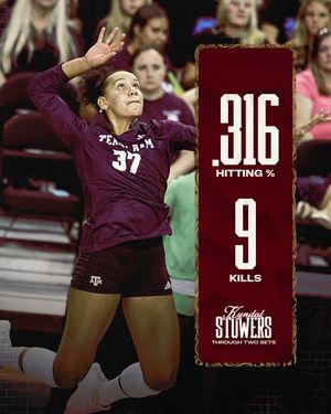 Image post by @aggievolleyball on Instagram