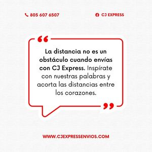 Image post by @cjexpress.paqueteria on Facebook