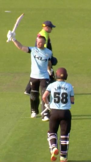 Video post by @surreycricket on Instagram