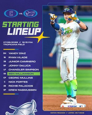 Image post by @RaysBaseball on Twitter