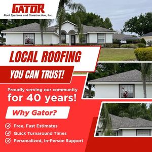 Image post by @GatorRoofingSystems on Facebook