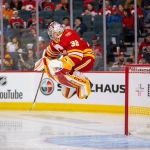 Image post by @NHLFlames on Twitter/X