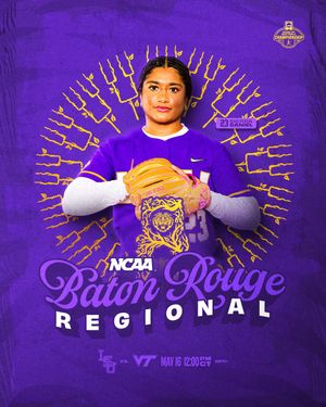 Image post by @LSUsoftball on Twitter
