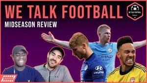 Image post by @wetalkfootballpodcast on Facebook