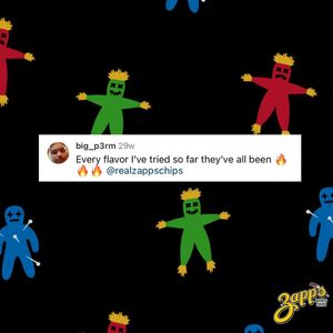 Image post by @realzappschips on Instagram