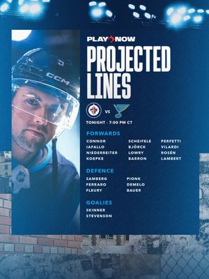 Text post by @NHLJets on Twitter/X