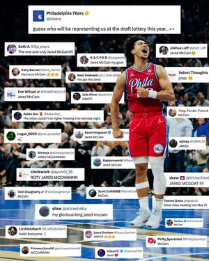 Image post by @sixers on Twitter