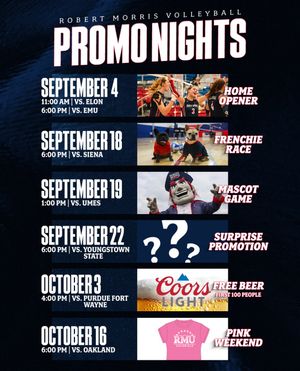 Image post by @rmuvolleyball on Instagram