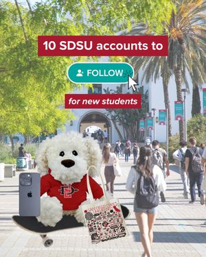 Image post by @sdsuadmissions on Instagram