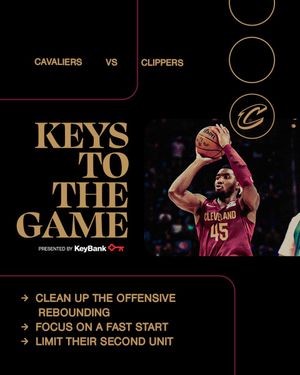 Image post by @cavs on Twitter