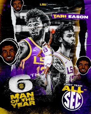 Image post by @LSUBasketball on Twitter