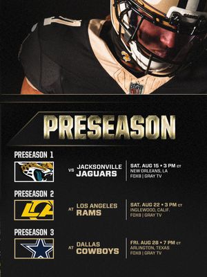 Image post by @Saints on Twitter
