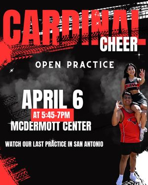 Image post by @uiwcheer on Instagram