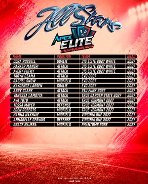 Image post by @apexgirlslaxevents on Instagram