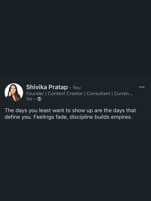 Image post by @shivikaapratap on Instagram