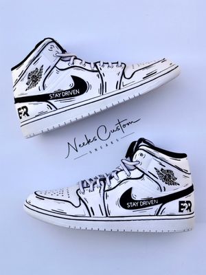 Image post by @neeks_custom_sneaks on Instagram
