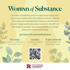 Image post by @rustudenthealth on Instagram
