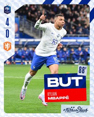 Image post by @equipedefrance on Twitter