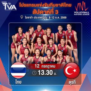 Image post by @thailandvolleyballassociation on Instagram