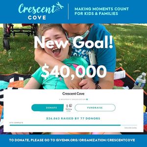 Image post by @CrescentCoveorg on Facebook