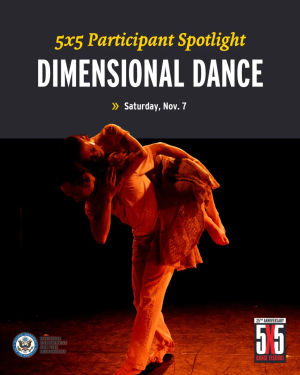 Image post by @5x5dancefestival on Instagram