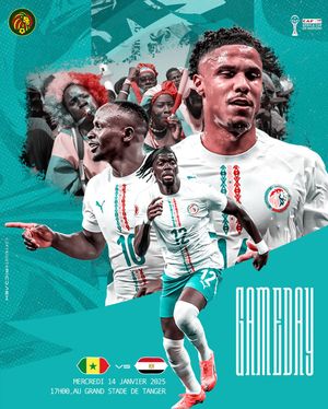 Image post by @footballsenegal on Instagram