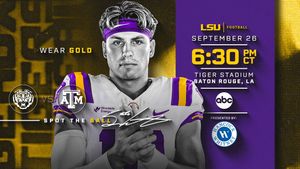 Image post by @LSUsports on Twitter/X