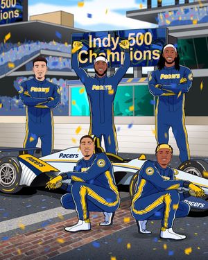 Image post by @pacers on Instagram