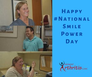 Image post by @PiedmontArthritisClinic on Facebook