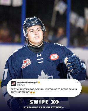 Image post by @westernhockeyleague on Instagram