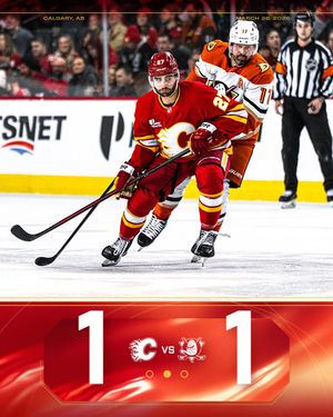 Image post by @NHLFlames on Twitter