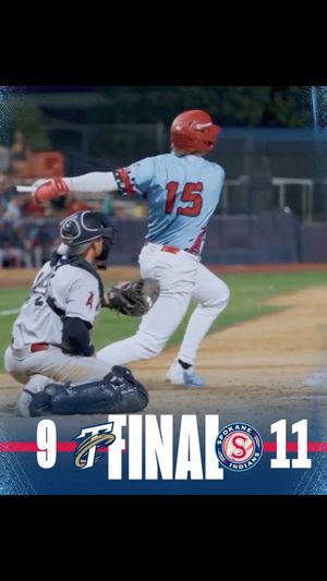 Video post by @spokaneindiansbaseball on Instagram