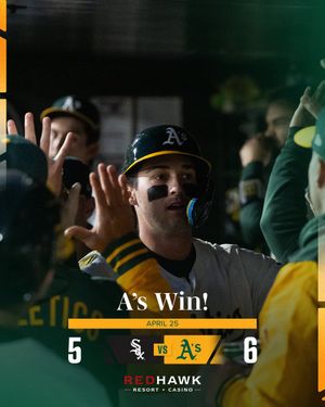 Image post by @Athletics on Twitter
