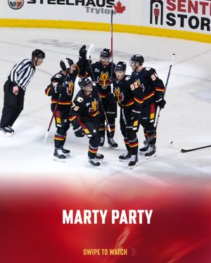 Image post by @nhlflames on Instagram