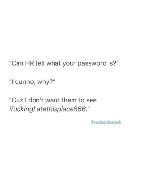 Image post by @overheardnewyork on Instagram