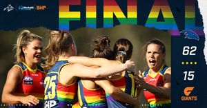 Image post by @CrowsAFLW on Twitter/X