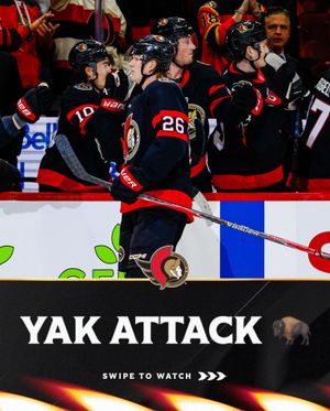 Image post by @senators on Instagram