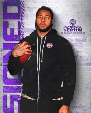 Image post by @LSUfootball on Twitter