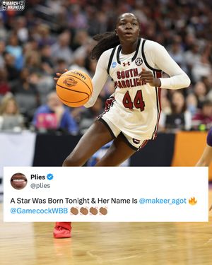 Image post by @MarchMadnessWBB on Twitter