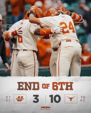 Image post by @TexasBaseball on Twitter