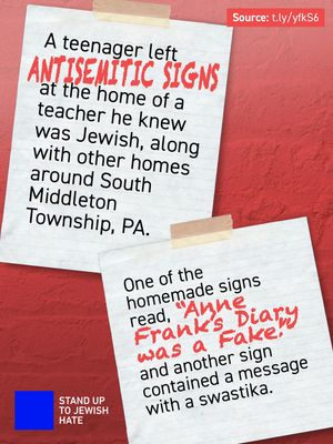 Image post by @standuptojewishhate on Instagram