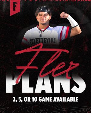 Image post by @fayettevillewoodpeckers on Instagram