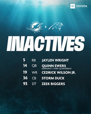Image post by @MiamiDolphins on Twitter