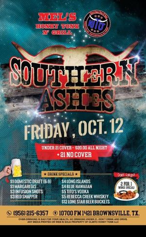 Image post by @SouthernAshesMusic on Facebook