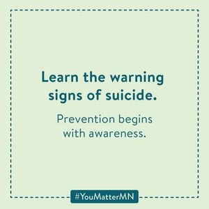 Image post by @mnhealth on Facebook