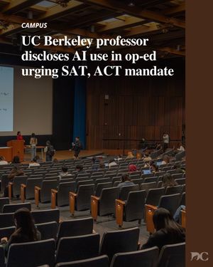 Image post by @dailycal on Instagram