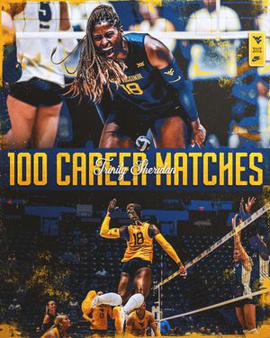Image post by @wvuvolleyball on Instagram