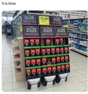Image post by @dudewipes on Instagram