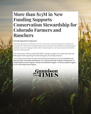 Image post by @govofco on Instagram