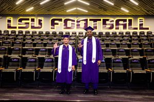 Image post by @LSUfootball on Twitter